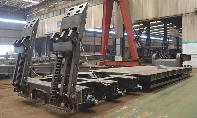 150 Ton Heavy Load Lowbed Truck Trailer for Sale