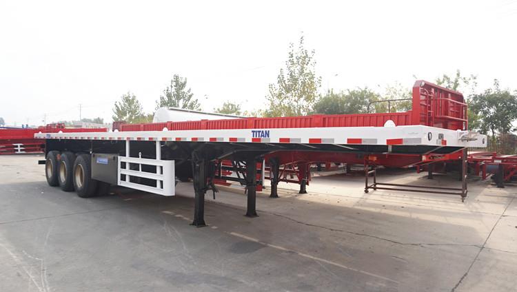 40ft Tri Axle Flat Top Semi Trailer for Sale