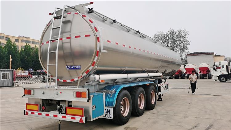Tri Axle 40000 Liters Aluminum Tanker Semi Trailer Price for Sale